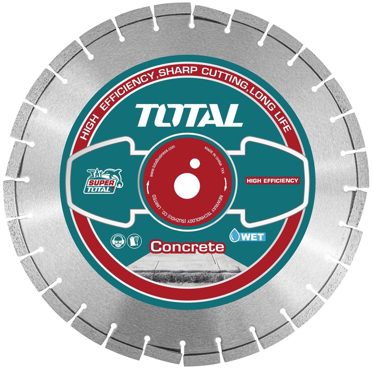 Disco Diamantado Segmentado Para Corte De Concreto 14" 