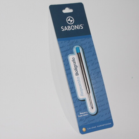 REPUESTO METALICO PARA PARKER AZUL