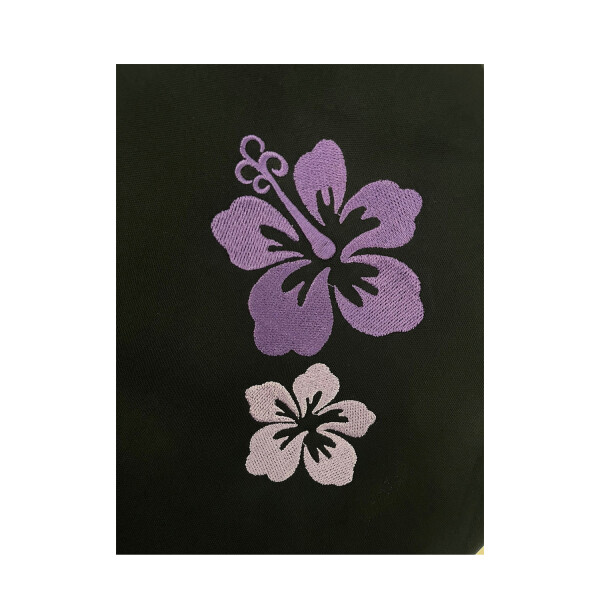 Cubreasientos Negro De Tela Con Flores Y Detalles En Violeta 9 Piezas Cubreasientos Negro De Tela Con Flores Y Detalles En Violeta 9 Piezas