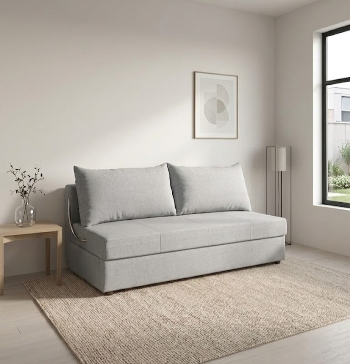 Sofá cama San Francisco S/Brazos - Gris 