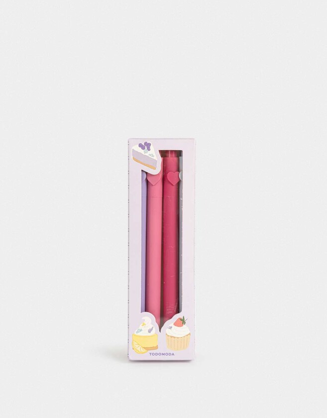 Lapices y Lapiceras Set Chico Set De 4 Lapiceras De Tinta Negra - Combinacion Multicolor
