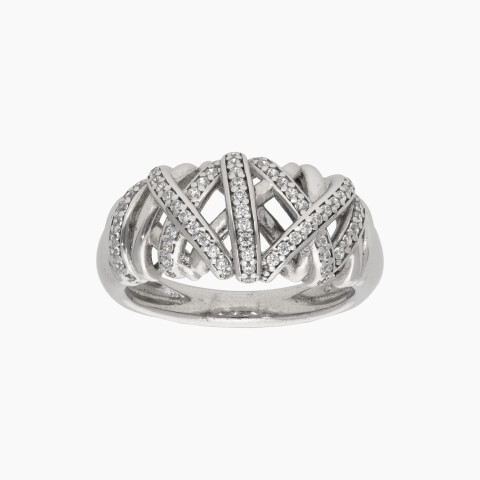 Anillo en plata 925 con circonias Anillo En Plata 925 Con Circonias