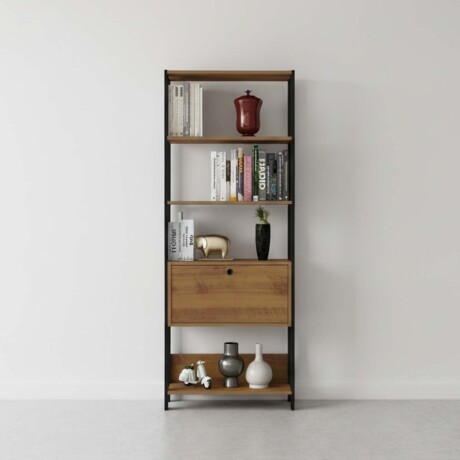 BIBLIOTECA MDF-Y-MDP MARRON MATCH