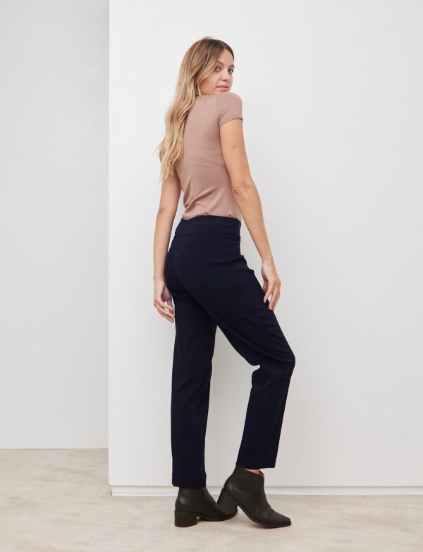 Pantalon Pull On AZUL