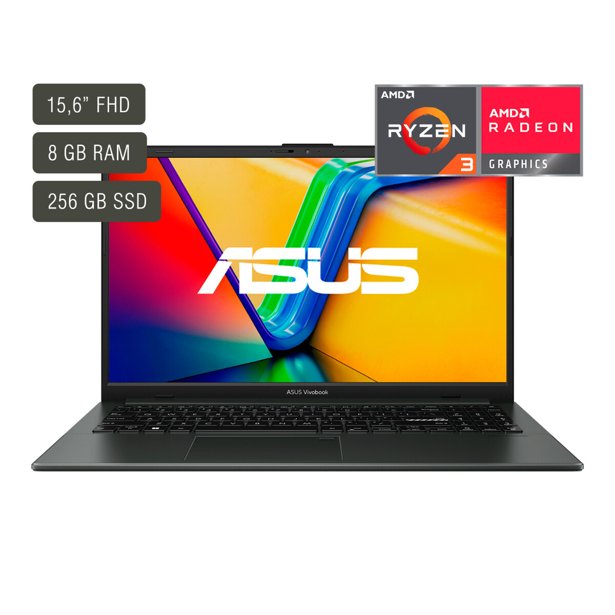 Notebook Asus 15" R3-7320U 8GB 256GB W11 SP 