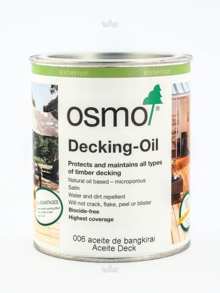 OSMO 006 ACEITE DECKING BANGKIRAI 0.75 LT. N/A