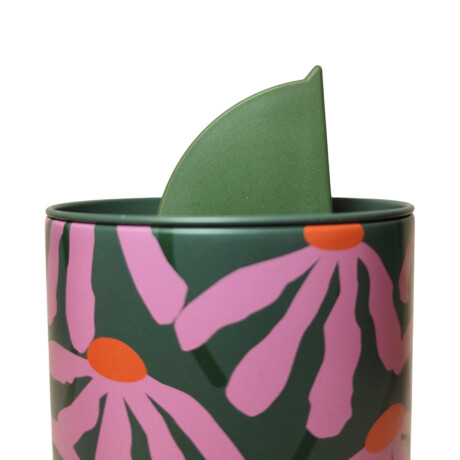 Set de yerberas grande + chica Diseño Flores Verde