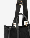City Cartera City Efecto Texturada - Negro