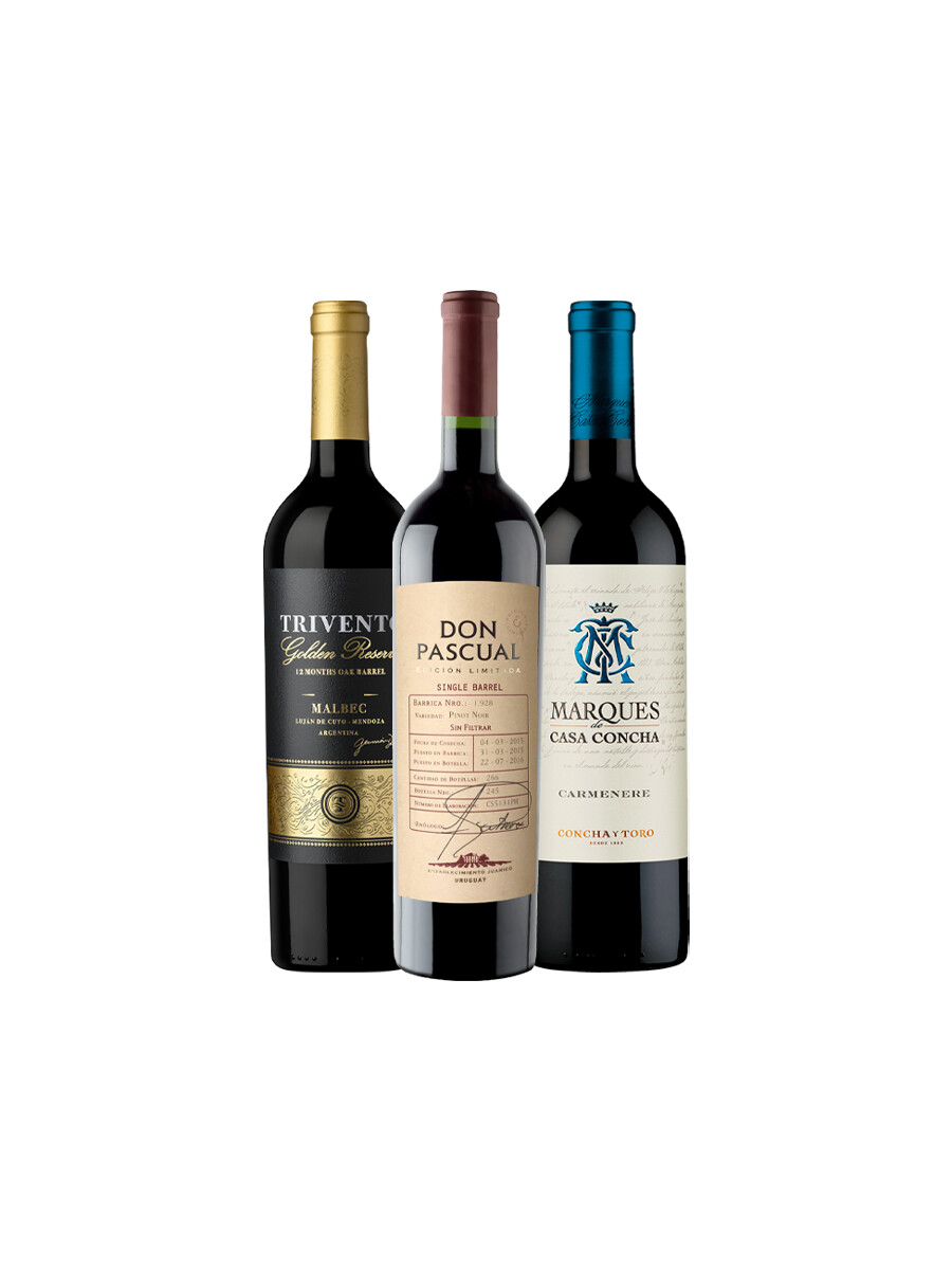 Pack Bacán Selección Con carácter x3 vinos Pack Bacán Selección Con carácter x3 vinos