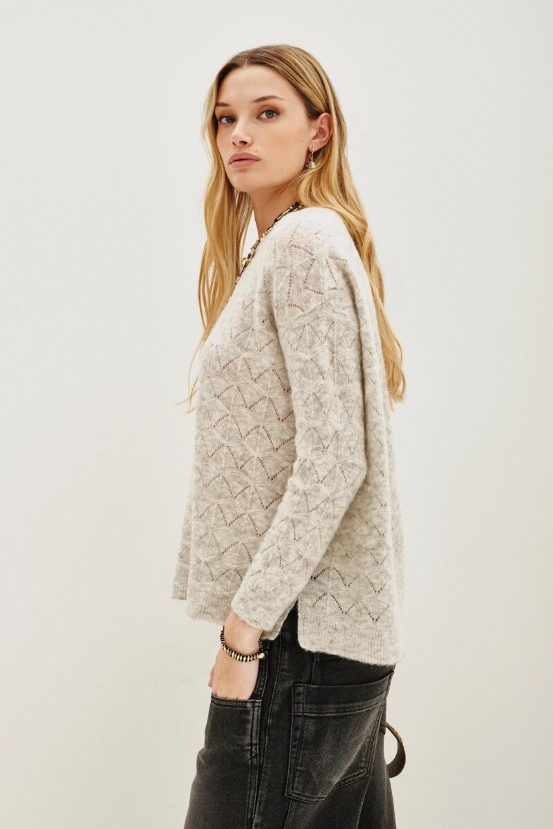 Sweater Cymade Vernet Gris Melange