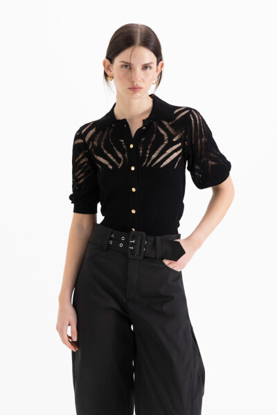 CARDIGAN CAMELIA Negro