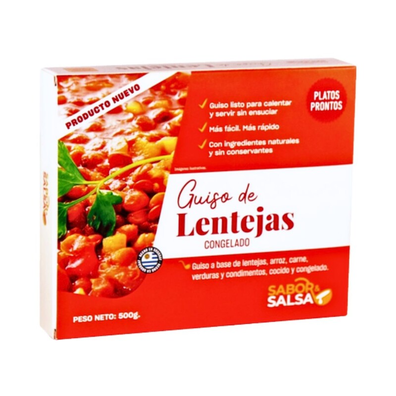 Guiso de Lentejas Sabor & Salsa - 500 g Guiso de Lentejas Sabor & Salsa - 500 g
