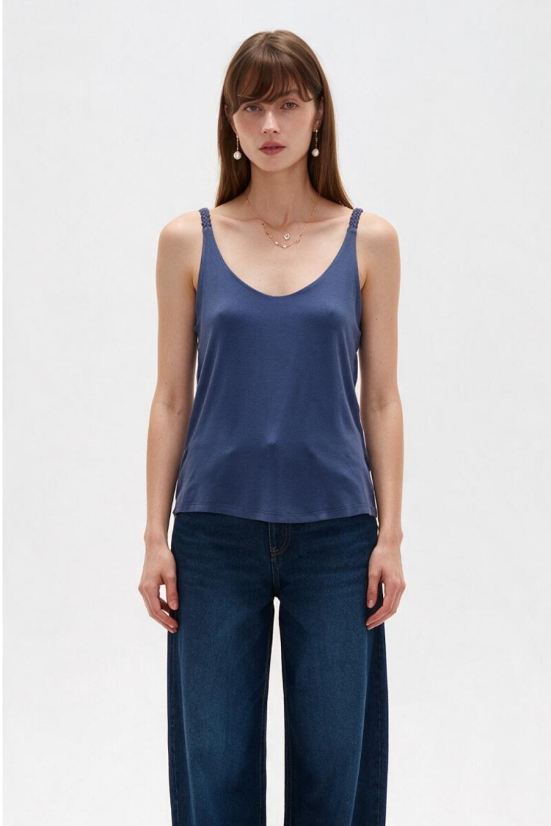 Musculosa Imera - Azul Piedra 