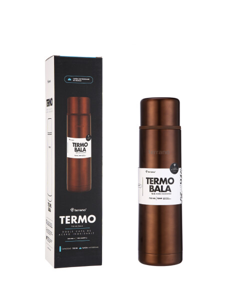 Termo Bala 750ML Metalizado Copper