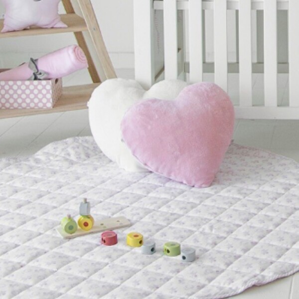 Almohadón Soft Corazón Rosa