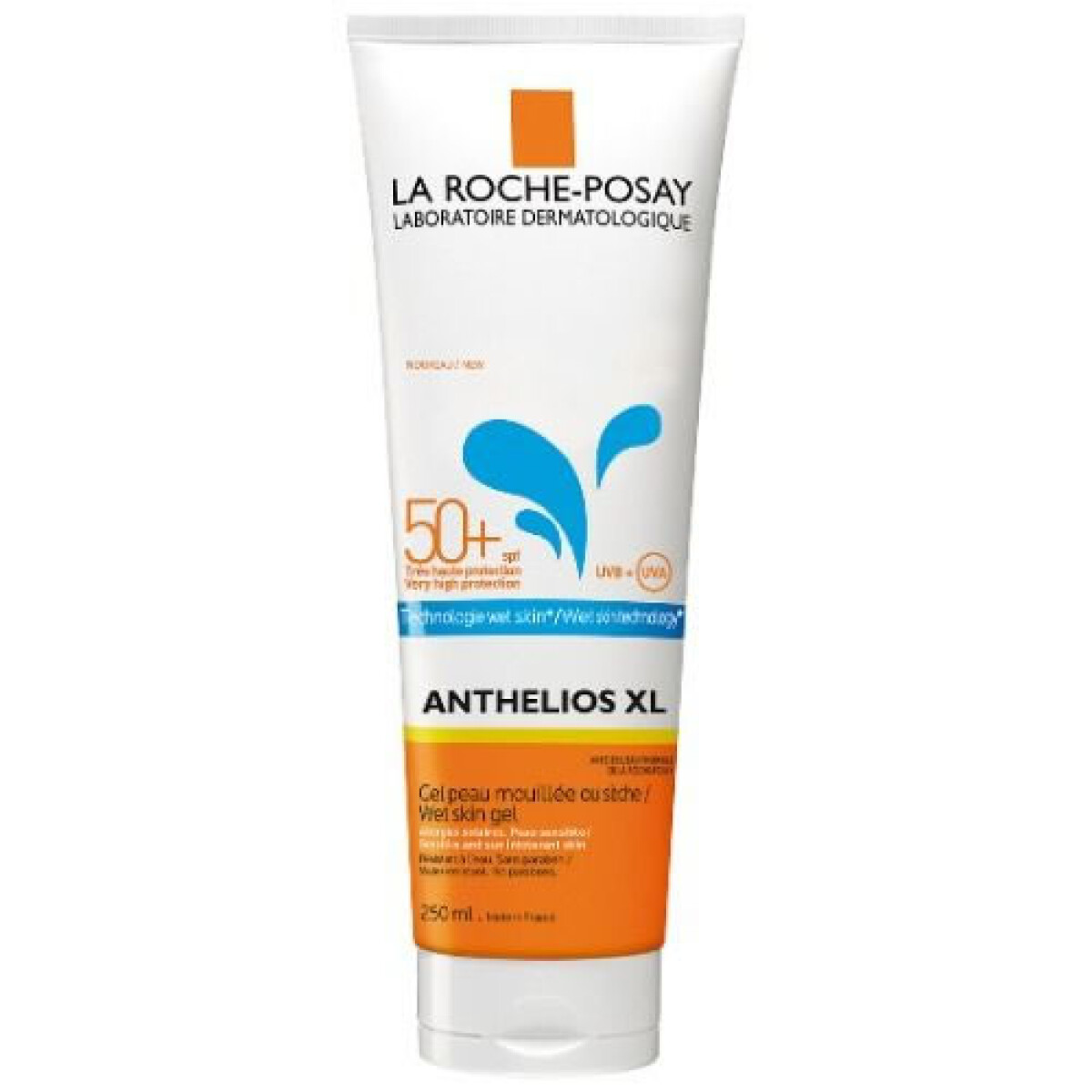 Protector Solar Anthelios SPF50 Wet Skin 250ml | Resistente al Agua y al Sudor