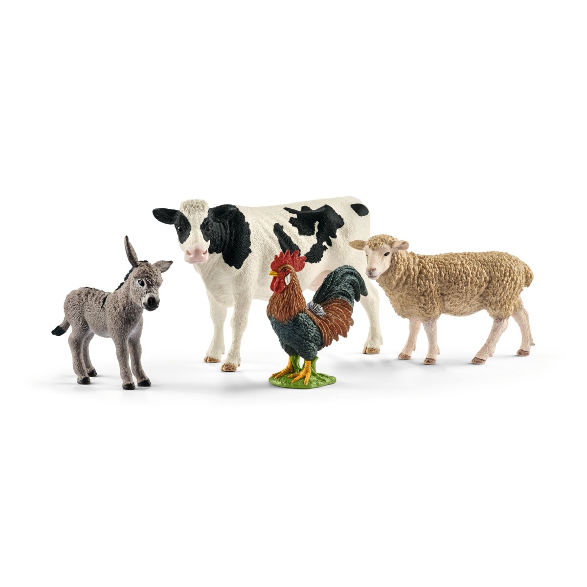 Figura Schleich Juguete Granja Vaca Oveja Gallo Burro Niño 