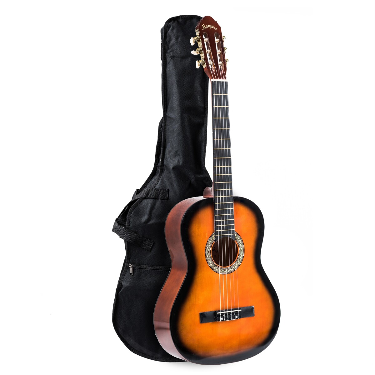 Guitarra Clásica Memphis 851 Sunburst Con Funda 