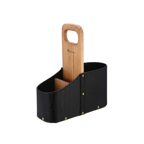 Matera Madera Combinada Croco Negro