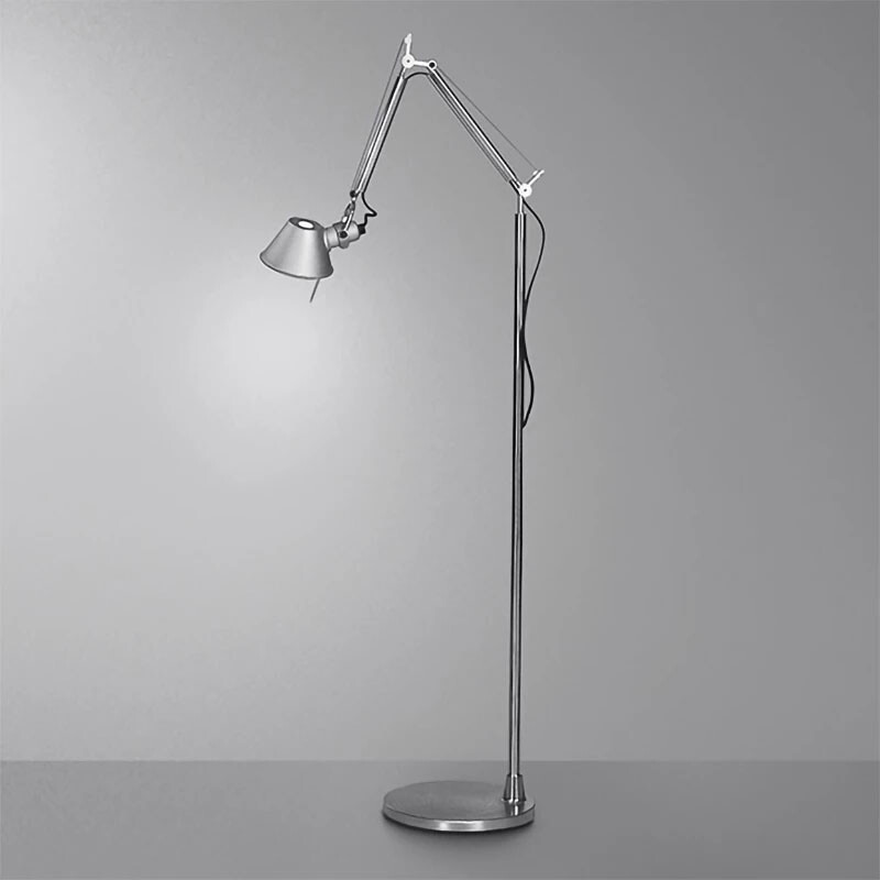 Lámpara de Pie decorativa charlotte Lámpara de Pie Charlotte Plateado