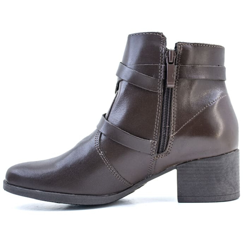 Bota Country con Hebillas de Mujer - C709 Cafe