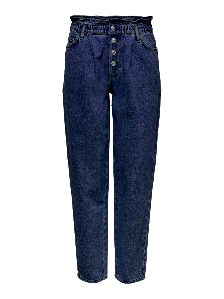 Pantalón Cuba Slouchy - Dark Blue Denim 