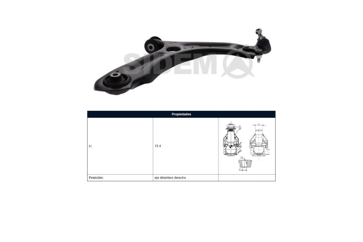 Parilla De Suspension Delantera Volks Vento 11-25 Der Parilla De Suspension Delantera Volks Vento 11-25 Der