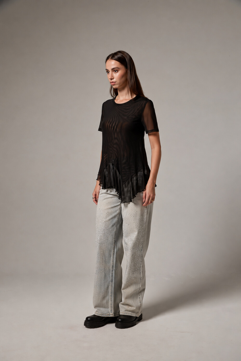 Remera Portia Negro
