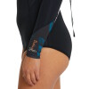 Traje - O'Neill - Bahia Dama 2mm - Manga Larga Hibisco Negro