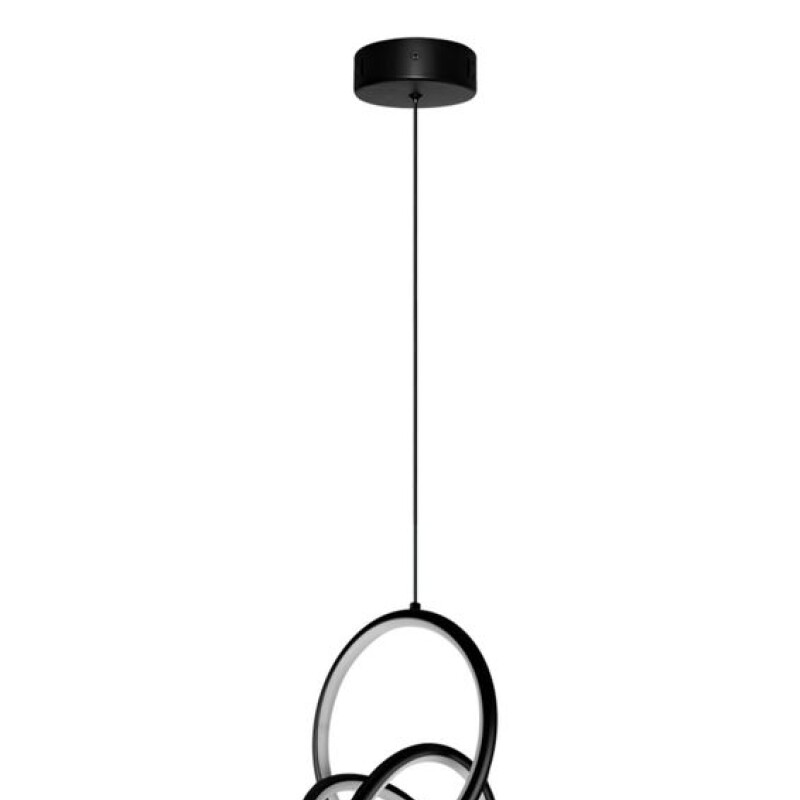 COLGANTE LED ONDA ALUM NEGRO 24W 3000K BIVOLT COLGANTE LED ONDA ALUM NEGRO 24W 3000K BIVOLT