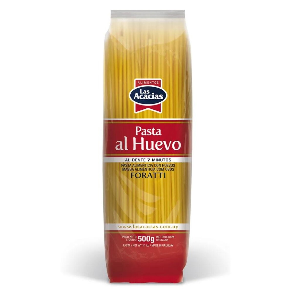 FIDEOS LAS ACACIAS AL HUEVO FORATTI DE 500 GRS 