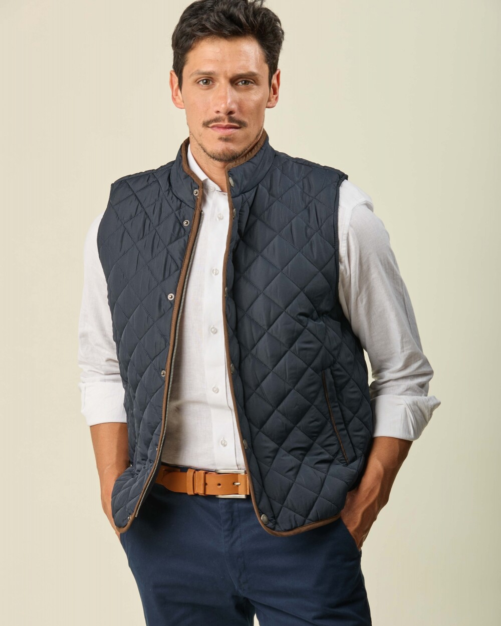 Chaleco Capitoneado Azul