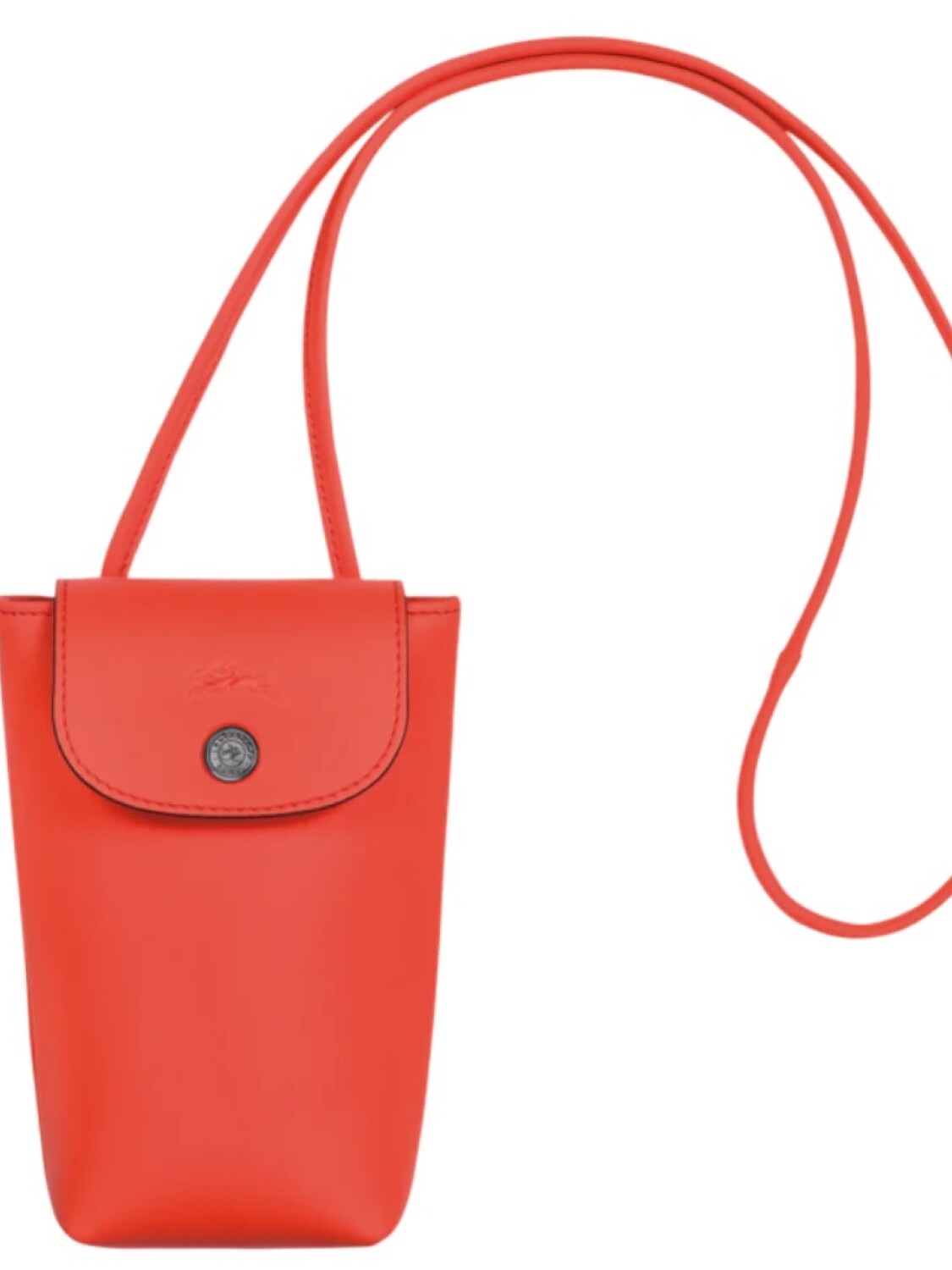 Longchamp -Funda de teléfono con cordón, Le pliage Xtra Naranja