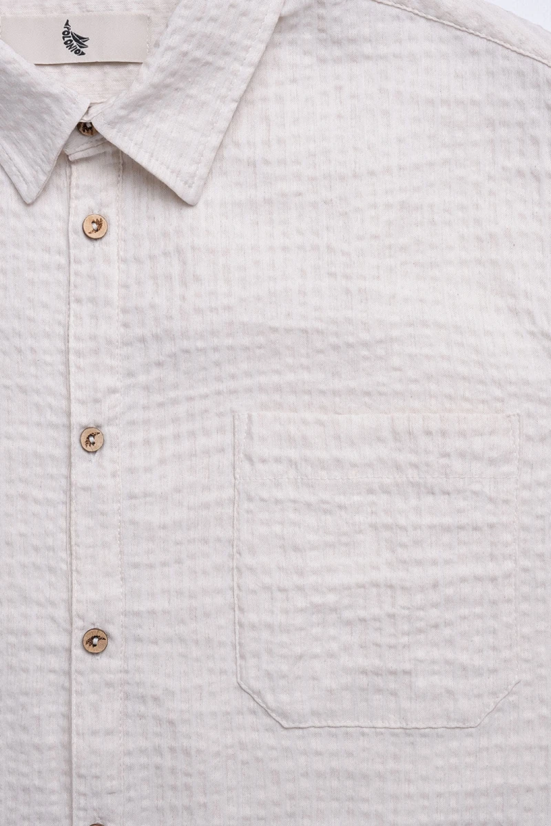 FEDE SHORT SLEEVE SHIRT Cream