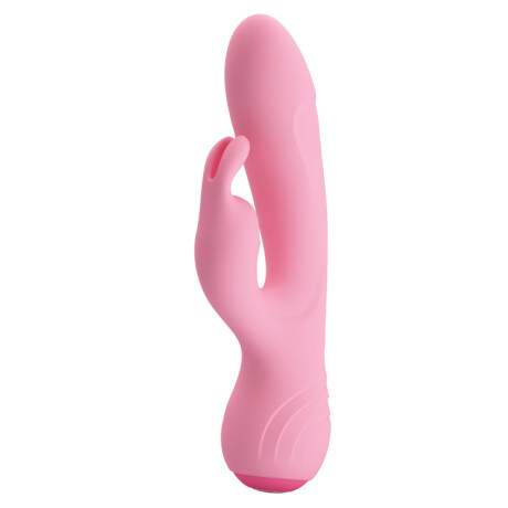 VIbrador Doble Silicona Broderick Pretty Love Rosa VIbrador Doble Silicona Broderick Pretty Love Rosa