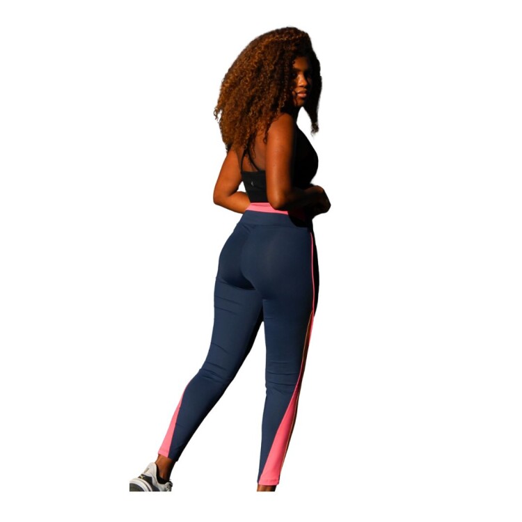 CALZA COMBINADA POWERFIT AZUL