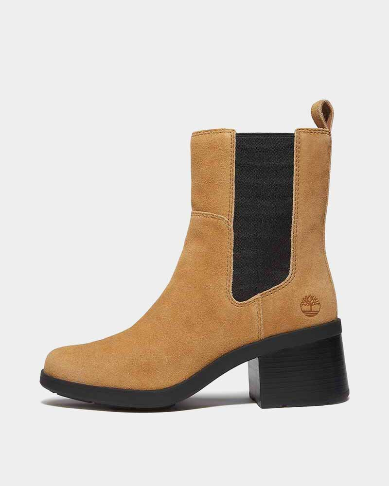 Botas Chelsea Bellevaux Mid Mujer Medium Brown Suede