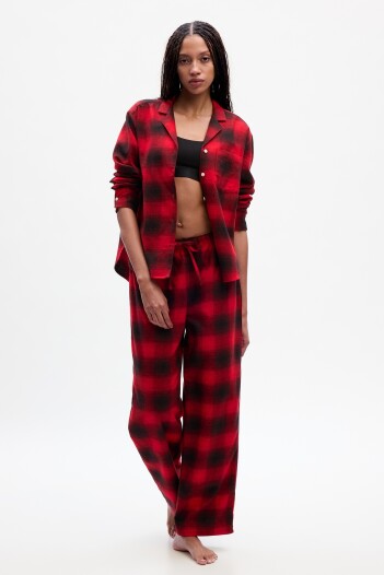 Pijama Conjunto Flannel Mujer Fs Blurry Plaid