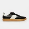 Sneaker Nil en cuero liso Negro