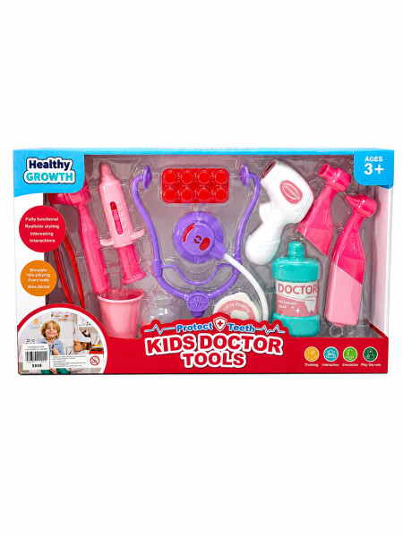 DENTISTA SET CON ACCESORIOS MULTICOLOR