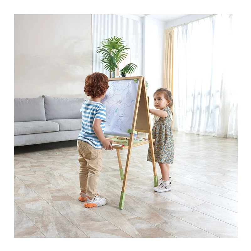 Pizarra Niño Hape 2 En 1 Bamboo Plegable Pizarra Niño Hape 2 En 1 Bamboo Plegable