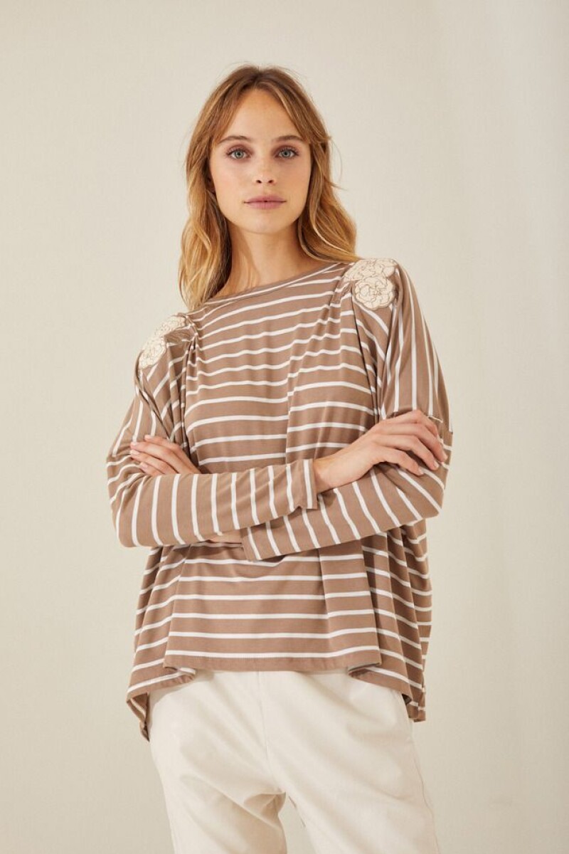 REMERON BOTANICAL - RAYADO BEIGE 