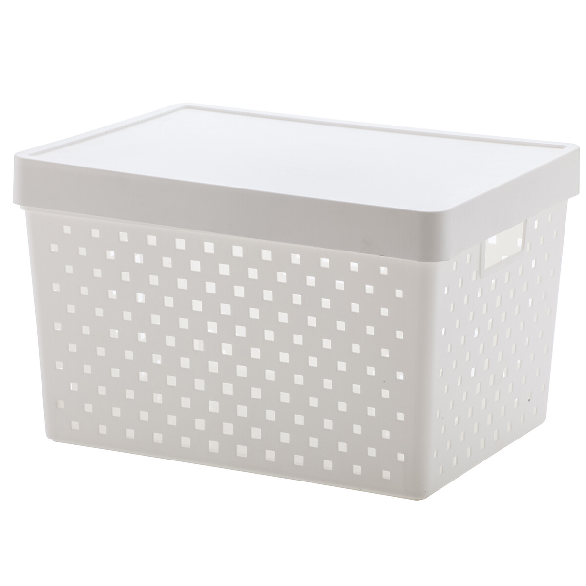 Organizador Quadratta G con tapa - BLANCO 