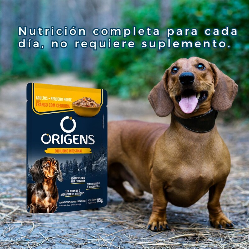 SALSA ORIGENS PERRO ADULTO 85 GR RAZAS PEQUEÑAS POLLO