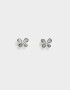 Aros Pasantes Mariposas Aro Pasante Con Strass Crystal - Plateado