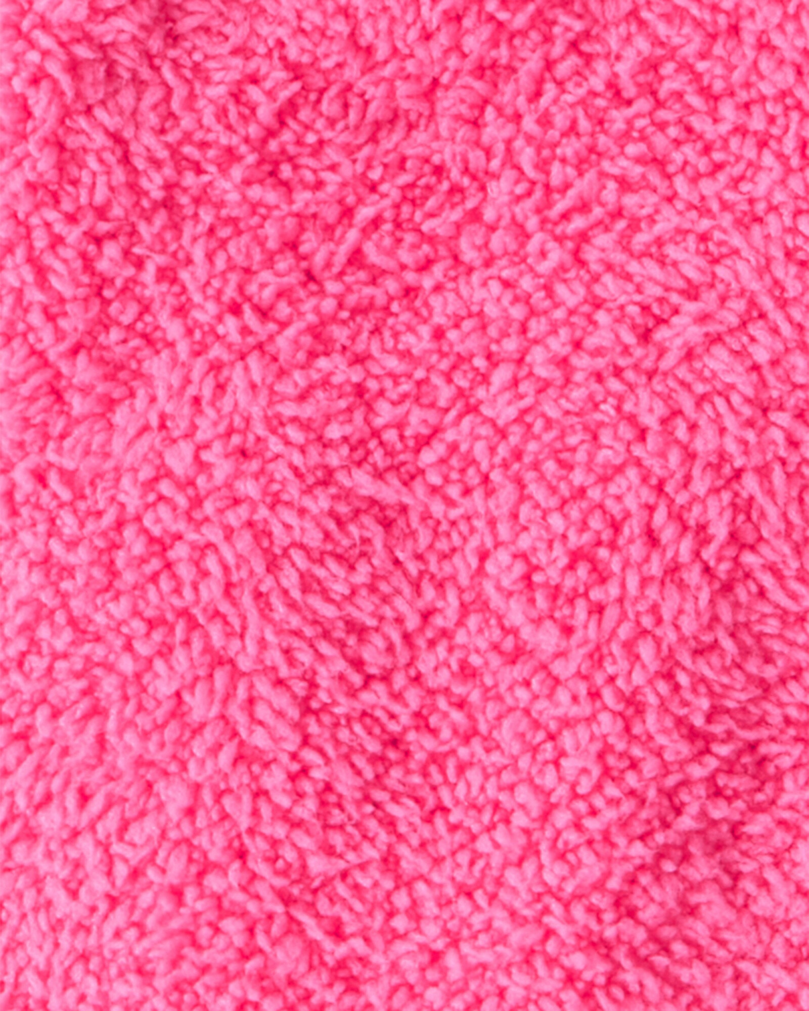 Set dos piezas, vestido de algodón y chaleco sherpa rosado Sin color