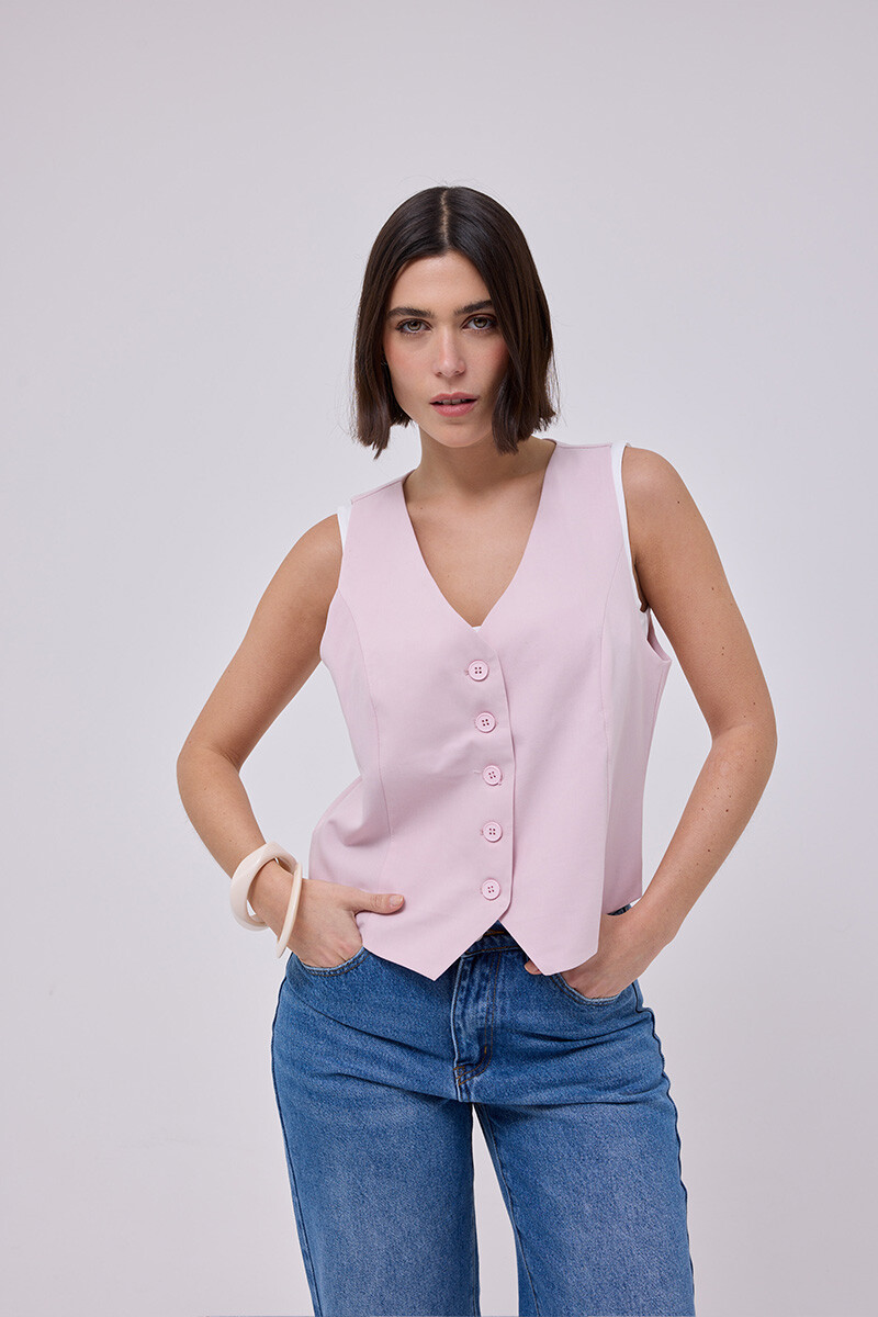 Chaleco Roma - Rosa 