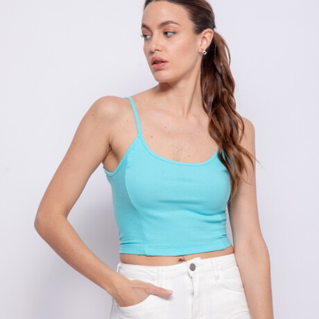 TOP PUJOL Turquesa