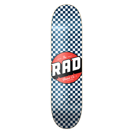 Deck Skate Rad 8" - Modelo Checkered Navy / White (Lija incluida) Deck Skate Rad 8" - Modelo Checkered Navy / White (Lija incluida)