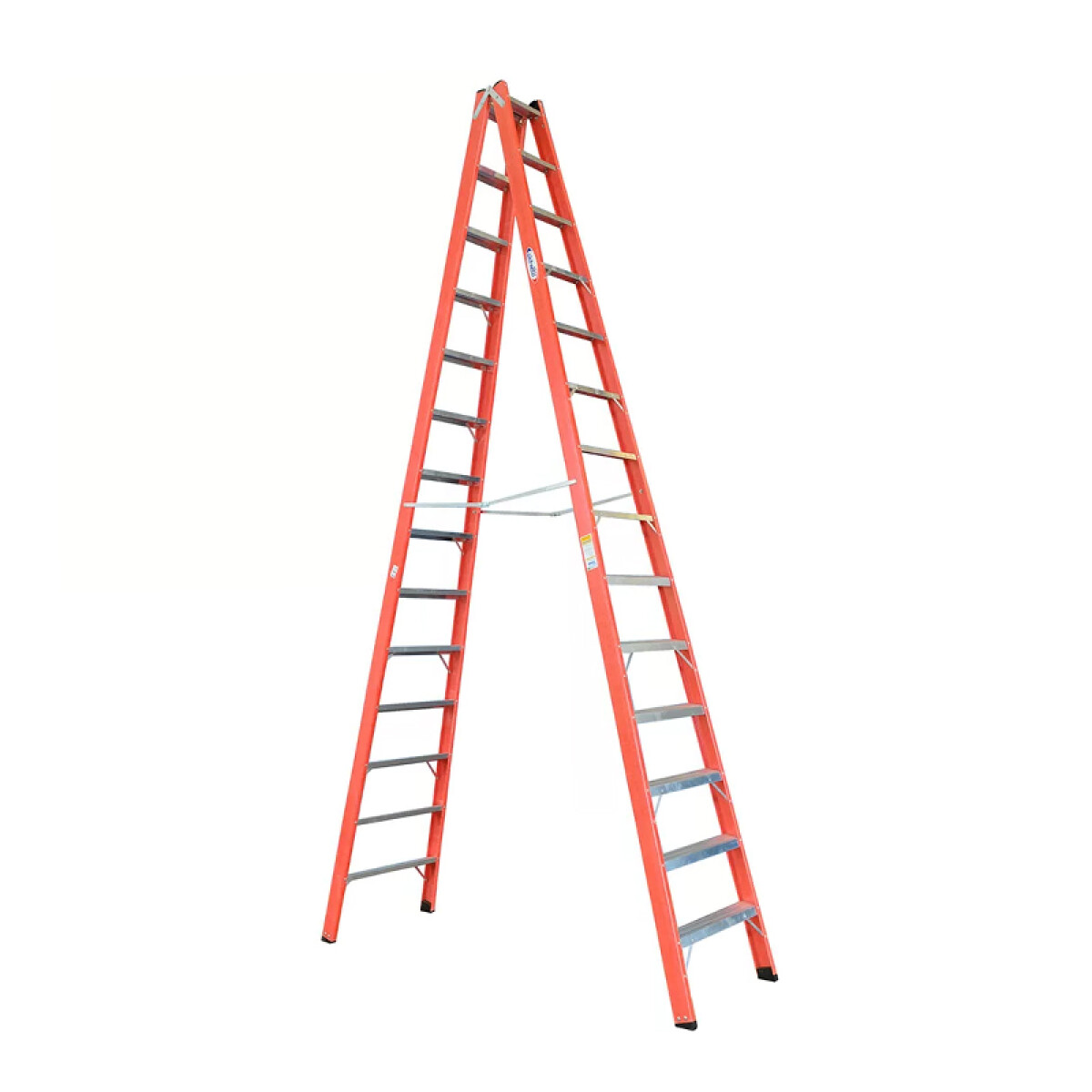 Escalera doble acceso fibra de vidrio 14 escalones - WB0034 